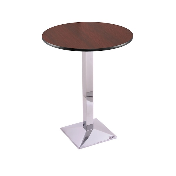 42 217 Chrome Table,30 Dia. Top